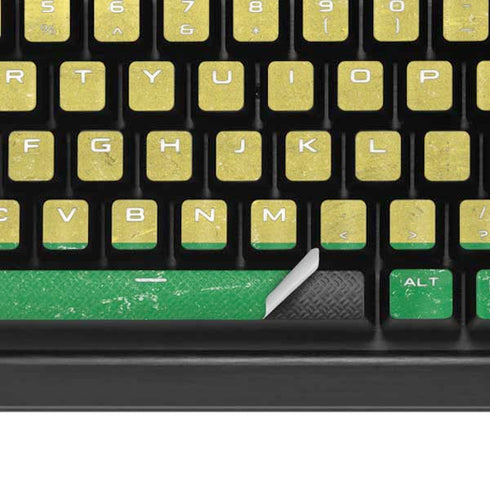 Bolivia Flag Distressed K95 RGB PLATINUM Mechanical Gaming Keyboard Skin